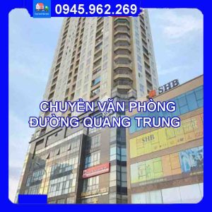 Dịch vụ chuyển văn phòng trọn gói tại đường Quang Trung quận Hà Đông 2024