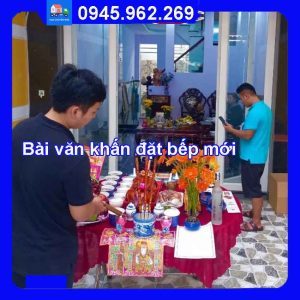 Bài văn khấn đặt bếp mới 2