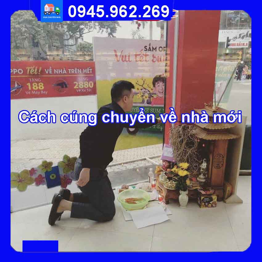 Cách cúng chuyển về nhà mới