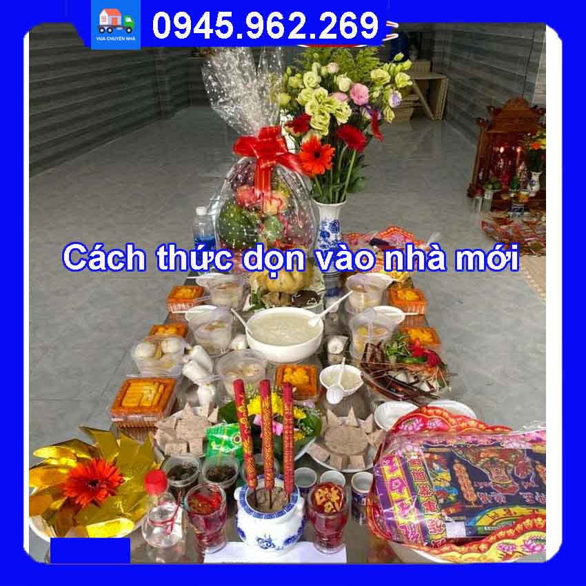 Cách thức dọn vào nhà mới