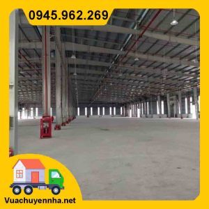 Dịch vụ chuyển kho xưởng trọn gói tại KCN Đài Tư quận Long Biên 2024