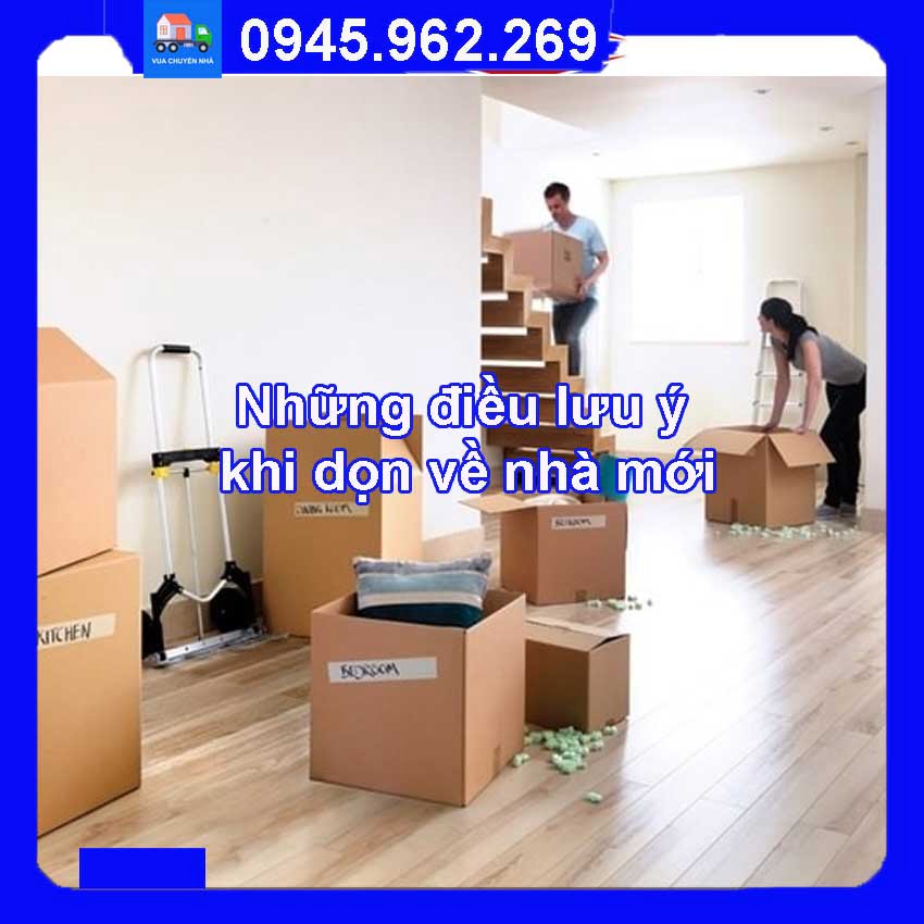 Những điều lưu ý khi dọn về nhà mới