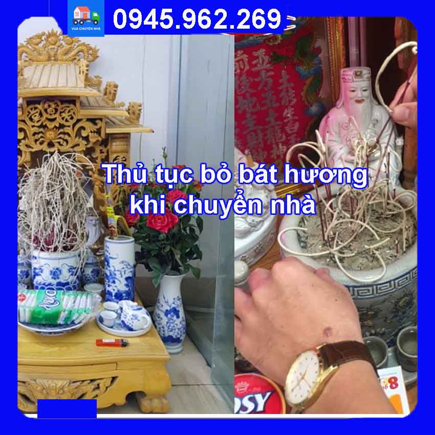 Thủ tục bỏ bát hương khi chuyển nhà