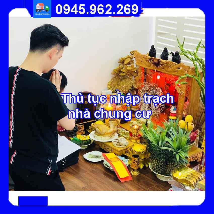 Thủ tục nhập trạch nhà chung cư