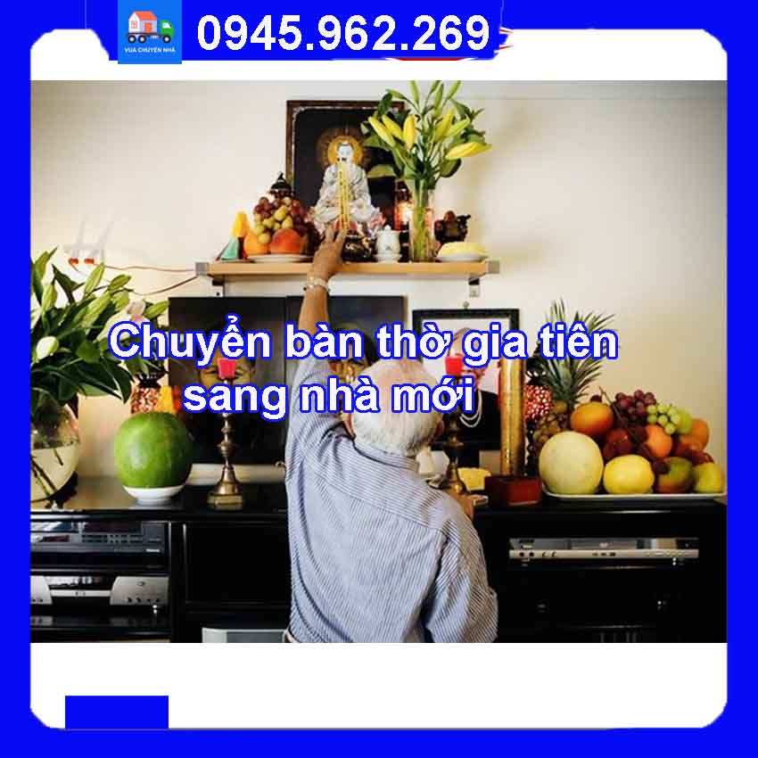 chuyển bàn thờ gia tiên sang nhà mới