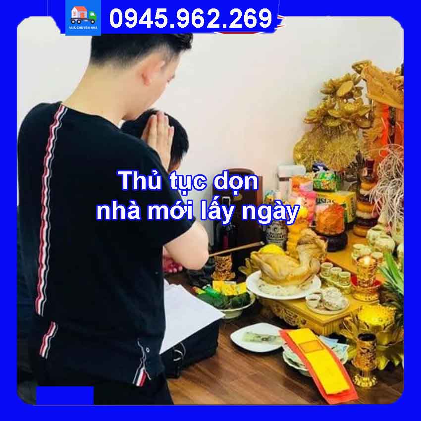 thủ tục dọn nhà mới lấy ngày