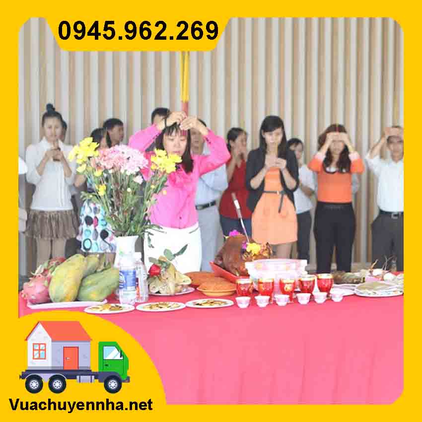 Bài cúng chuyển về cơ quan mới