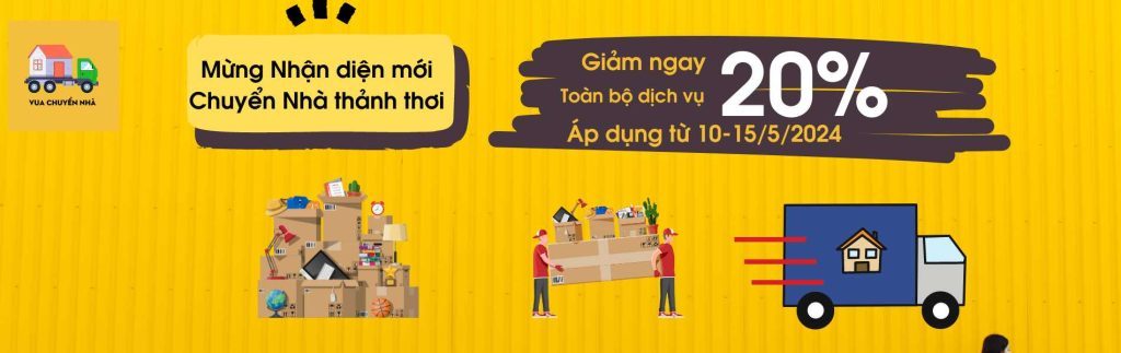 Mừng nhận diện mới Chuyển nhà thảnh thơi