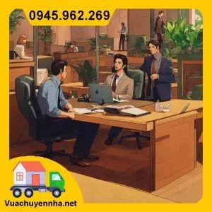 dịch vụ chuyển văn phòng trọn gói quận Nam Từ Liêm và Thanh Xuân