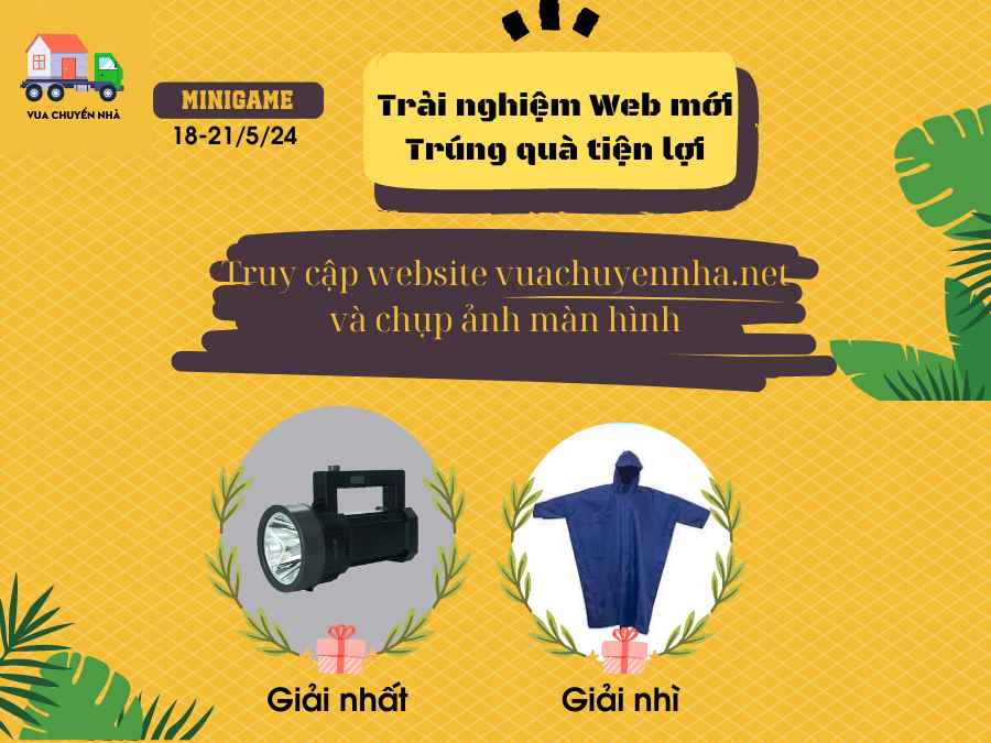 Trải nghiệm web mới Trúng quà tiện lợi