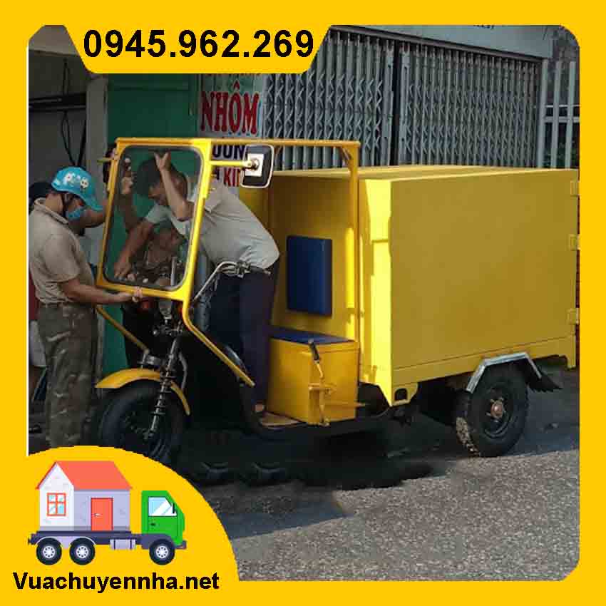 thuê xe ba gác chuyển văn phòng trọn gói