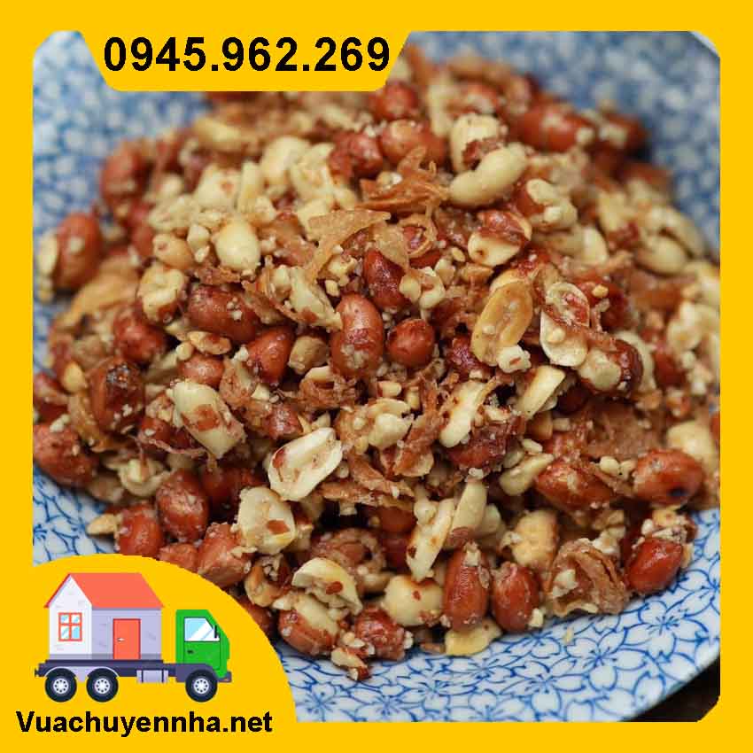 Cách làm lạc rang hành phi tóp mỡ