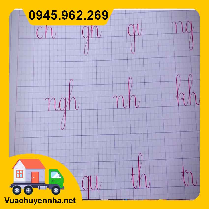 cách viết chữ ghép cho bé vào lớp 1