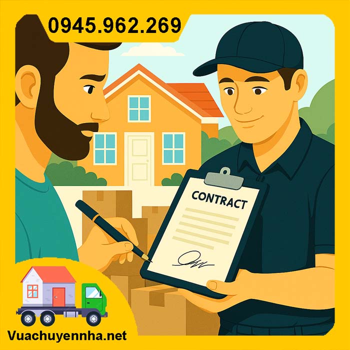 Hợp đồng dịch vụ chuyển nhà trọn gói cần lưu ý những gì