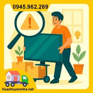 Vận chuyển tivi màn hình lớn cần lưu ý gì