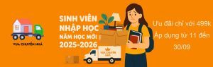 Ưu đãi chuyển nhà mừng mùa tựu trường năm học 2025-2026